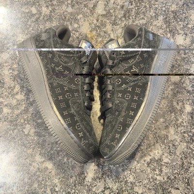 Black Louis Vuitton Air Force 1 (size 8.5)