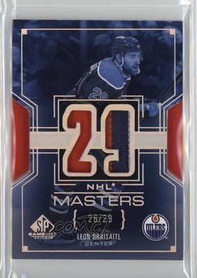 2025 Upper Deck SP Game Used Edition NHL Masters 26/29 Leon Draisaitl Patch 18qx