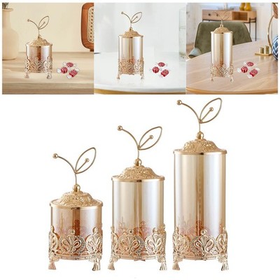 Glas Bonbonglas Dekoglas Bonboniere transparent mit Deckel Luxus Bonbonglas