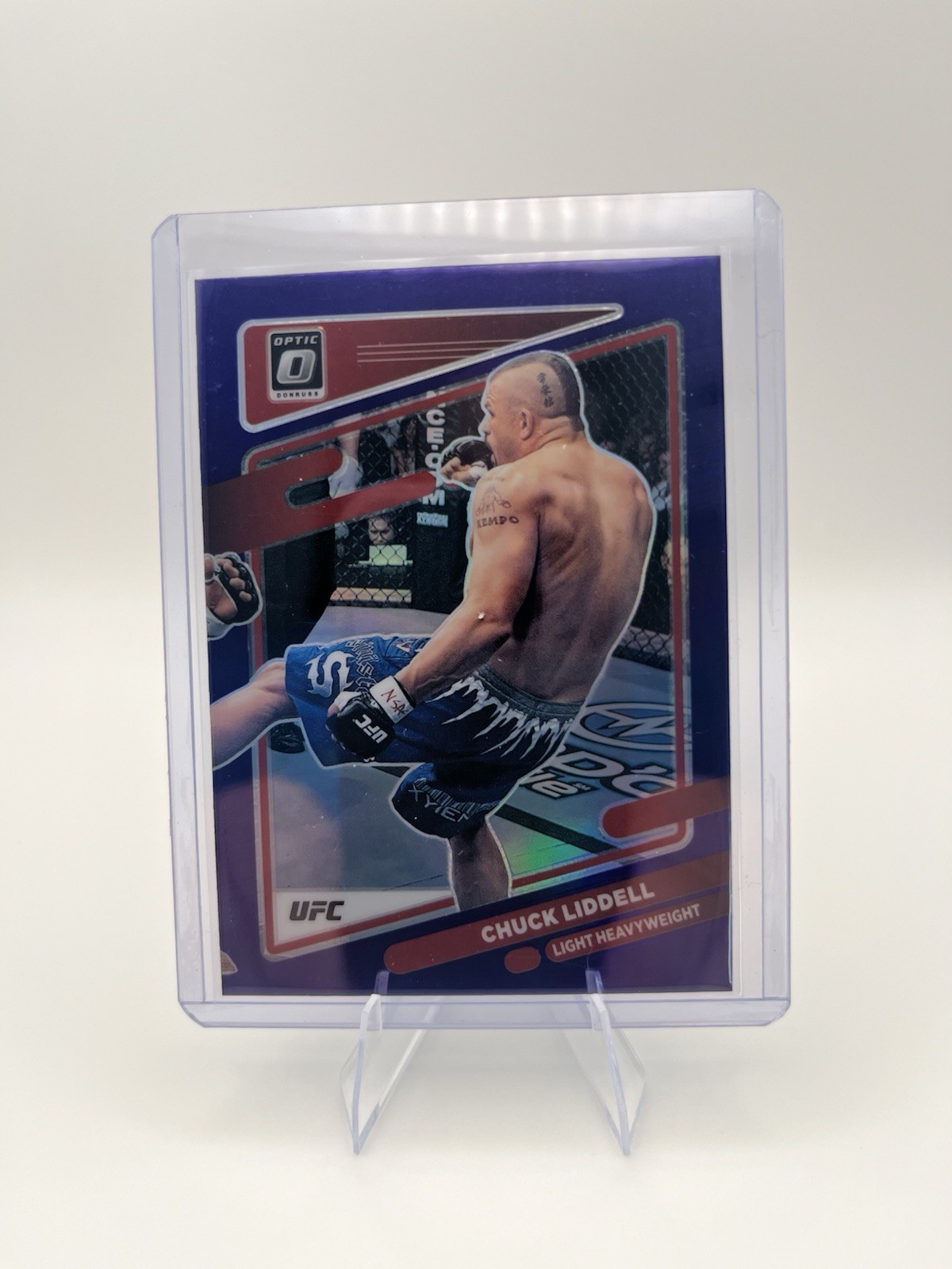 Chuck Liddell 2022 Panini Donruss Optic UFC Purple Prizm #17 ESE