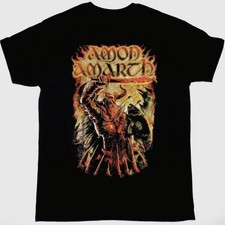 Vtg AMON AMARTH VIKING Heavy Cotton Black T Shirt AG290
