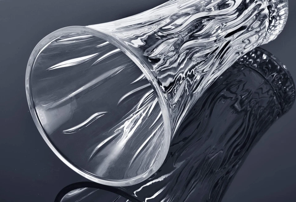 Jarrón 12 floreros, cristal alto, transparente sin plomo para flores, grande Foto 3 de 4