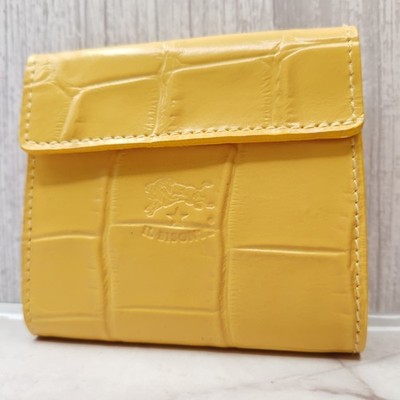 IL BISONTE Folded Wallet Yellow