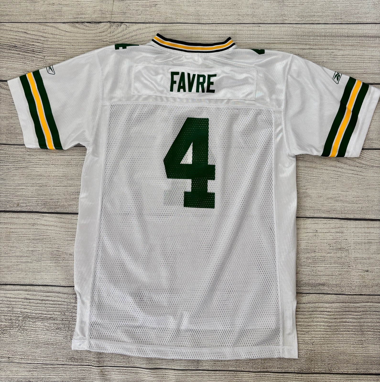 BRETT FAVRE #4 Green Bay Packers NWOT Youth XL Reebok NFL Football Jersey thumbnail 5