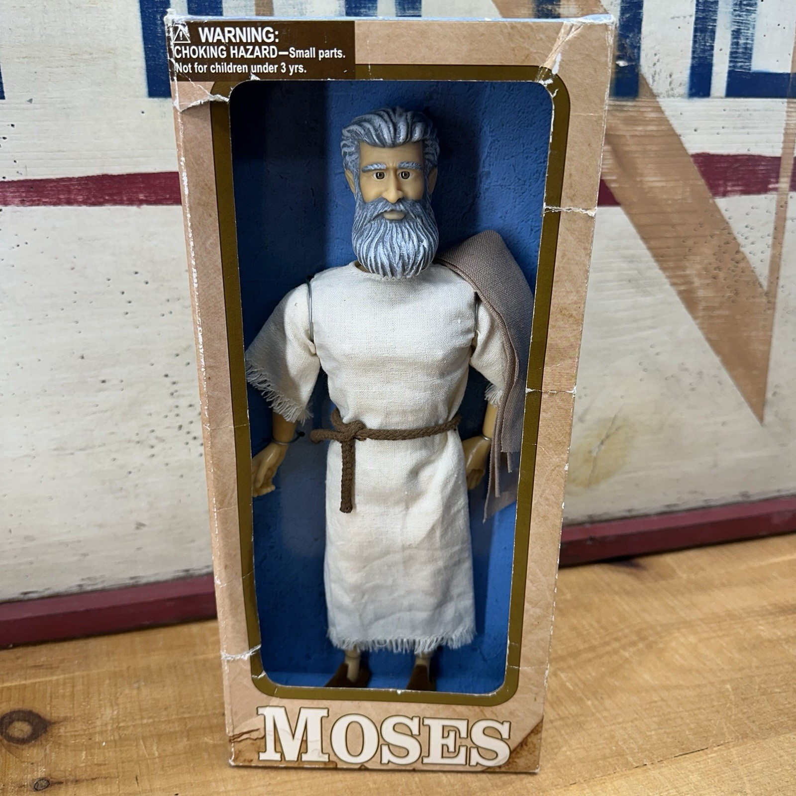 12&rdquo; Action Figure 1:6 Moses Biblical Scripture Talking Ken