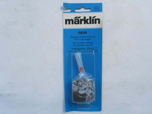 Märklin 0225 H0 - Kit de decoración interior para vagones de tren D en embalaje original sin abrir (1 | Condition: Neu