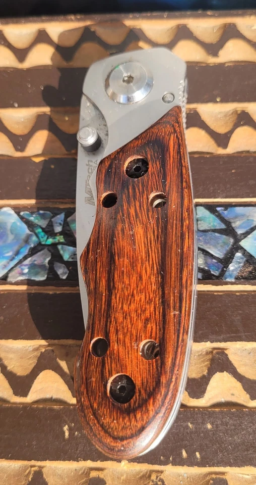 Navaja de bolsillo MTech USA 440 acero diseño EE. UU. Foto 2 de 4