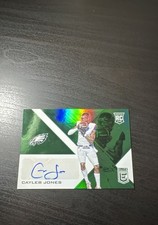 2016 Donruss Elite - Elite Rookie Autographs Cayleb Jones #ERA-CA Green (AU, RC)