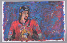 Erik Karlsson Ottawa Senators Original Painting Murray Henderson 26