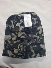 Boys' Camo Fleece Cuffed Beanie Hat Cat & Jack Black