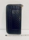 JAPANESE GENUINE BLACK LEATHER BIKER WALLET BRANCKET OLD WEST BANDANA PATTERN — photo 10