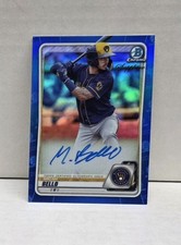 MICAH BELLO 2020 Bowman Chrome Sapphire Prospects ~ Brewers AUTO