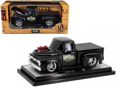 1956 Ford F-100 Pickup Truck Matt Black ''Lunati Bootlegger'' Limited Edition to 6