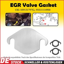 AGR Ventil Edelstahl Platte mit Dichtungen Für AUDI A4 B7 B8 2.7 3.0 TDI 1116600