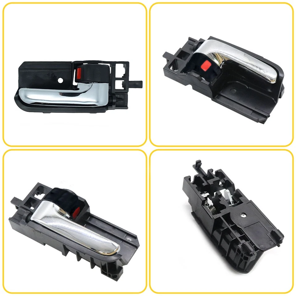 4X Left+Right Interior Door Panel Handle Black For 2005-2010 Scion tC Base - Image 3 of 4