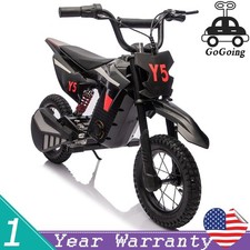24V Kid Ride On Electric Toy Motocross Motorcycle Adjustable Speed for Aged 5-15
