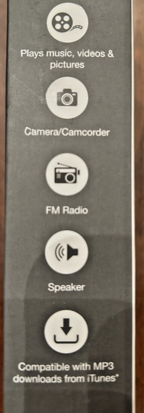 Eclipse 180 Pro 4GB Video and MP3 Player, FM Tuner, Camera, Rechargeable NIB