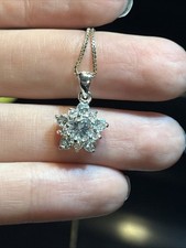 sterling silver 925 necklace Diamond Read Details