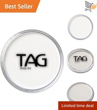 Face and Body Paint Cream White 32g Water-Activated Makeup for Parties