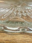 INDIANA GLASS COMPANY FLORAL SUNBURST CAKE PLATE/SERVING PLATTER — photo 5