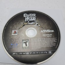 *See Pics* Guitar Hero: Metallica (Sony PlayStation 3, 2009) DISC ONLY