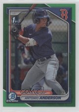 2024 Bowman Chrome Prospects Green Refractor 69/99 Antonio Anderson #BCP-20 0v3r
