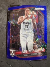 2025 Panini Prizm WNBA Brittney Griner Blue Velocity Prizm #46 Atlanta Dream