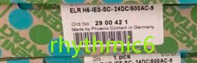 Brand New PHOENIX 2900421 ELR H5-IES-SC-24DC/500AC-9 Fast FedEx or DHL
