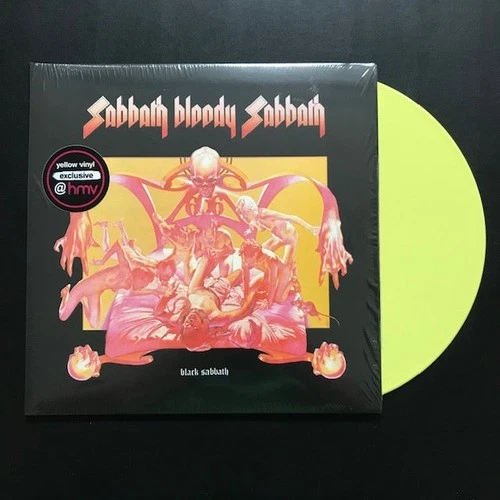 BLACK SABBATH 'SABBATH BLOODY' HMV YELLOW VINYL ALBUM sealed mint ozzy osbourne