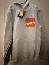 Image of Officially Licensed Marvel Men’s Hoodie XS Grey