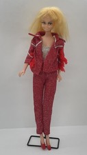 Rare 1968 Vintage Maddie Mod Barbie Clone Doll western outfit red sparkly
