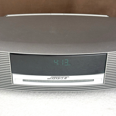 Bose Wave Music System Titanium Silver CD Player & Radio w/ Remote
