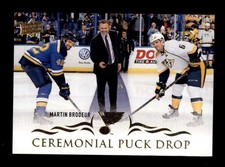 MARTIN BRODEUR 2018/19 UD SERIES 1 #CFD-9 CEREMONIAL PUCK DROP (RARE SP) BF9573