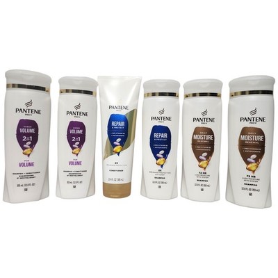 LOT 6 Pantene Pro-V Repair, Volume & Moisture SHAMPOO and Conditioners Assorted