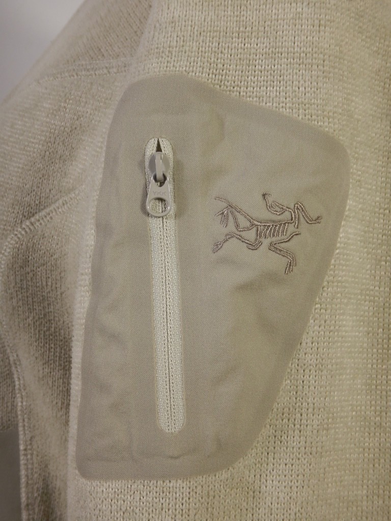 Arc'teryx Women's COVERT CARDIGAN Ivory Fleece Jacket Made In Canada Size LARGE thumbnail 5