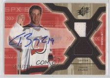 2006-07 SPx Rookie Auto Jersey 1070/1299 Travis Zajac #180 Auto 2d8