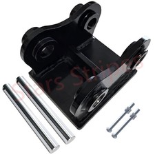 For cat 302 Mini Excavator bucket attachment ears Weld base plate and 35 mm pins