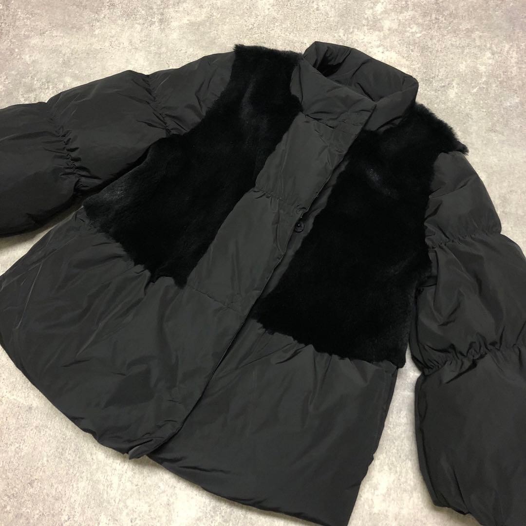 Sportmax Code MAX MARA Short Down Jacket Black Us… - image 16