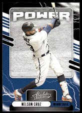 2021 Panini Absolute #PO-8 Nelson Cruz    Minnesota Twins