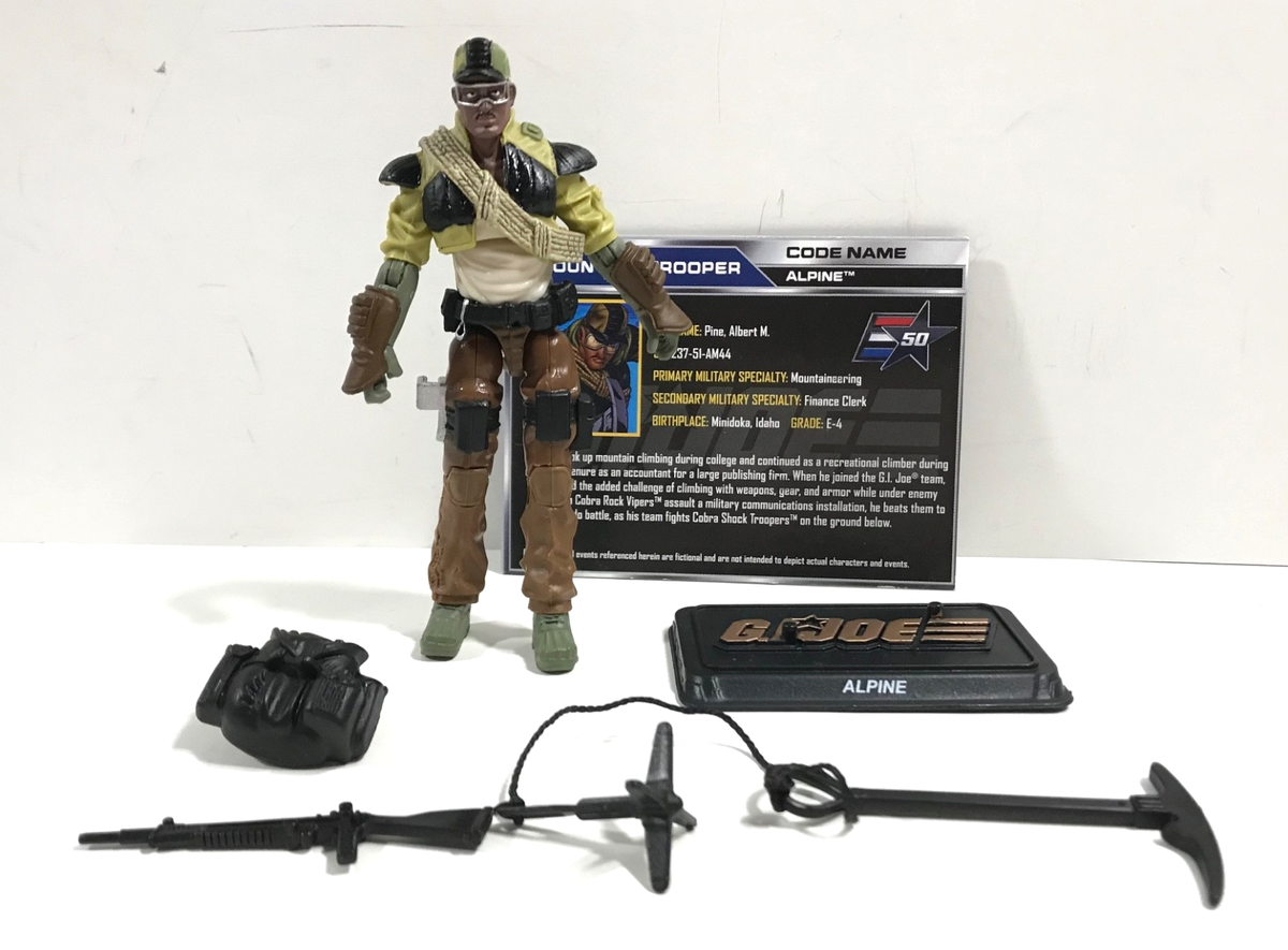 GI Joe 50th Anniversary Alpine loose figure 2015 Rock Rampage | eBay
