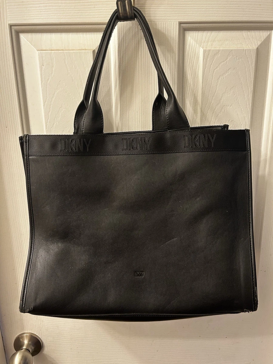 DKNY Black Leather Bags & Handbags for Women for sale | eBay