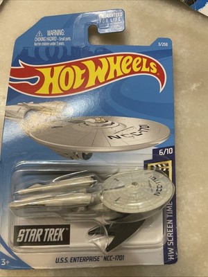 Hot Wheels Star Trek HW Screen Time 2/10 U.S.S. Enterprise NCC-1701 4/250 White