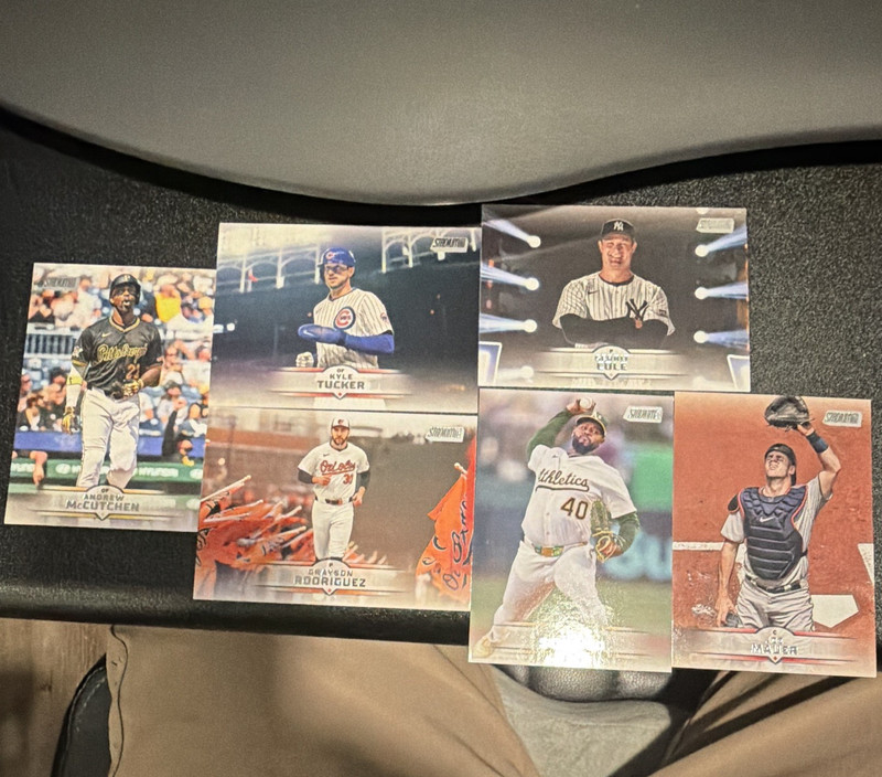 Topps Stadium Club MLB Baseball Lot - McCutchen, Tucker, Cole, Rodriguez, Sever…