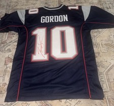 Josh Gordon Signed Custom New England Patriots Jersey JSA (no Card)