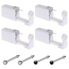 Nose Piercing Gun - 12 Pack Nose Piercing Kit Disposable Self Nose Piercing G...