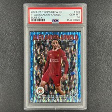 2024 Topps UEFA Trent Alexander-Arnold Blue Icy 01/75  PSA 10#DG