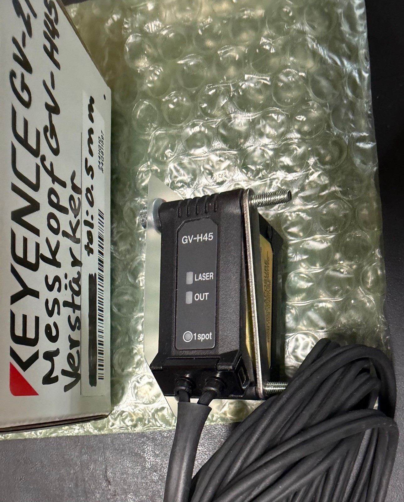 Keyence GV-21P Verstärker + GV-H45 Messkopf CMOS Laser Sensor Set – Bild 3