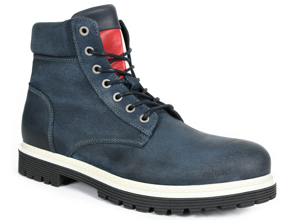 Tommy Hilfiger - Mens Real Leather Outdoor Combat Suede Winter - US 10.5 | eBay