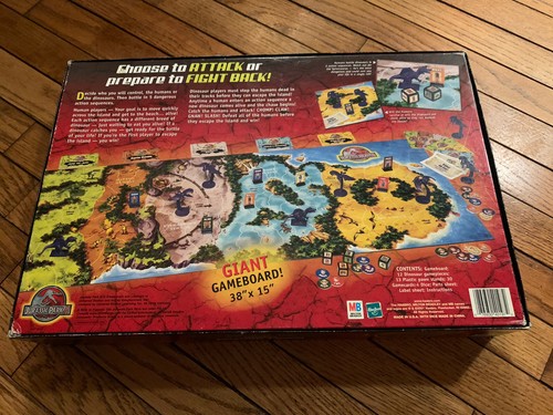Jurassic Park III 3 Island Survival Brettspiel 3 Teile fehlen - Bild 2 von 6