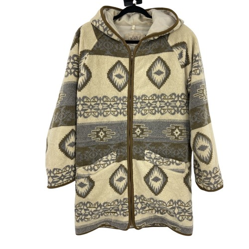 Vintage Woolrich Coat Women Small Plush 
